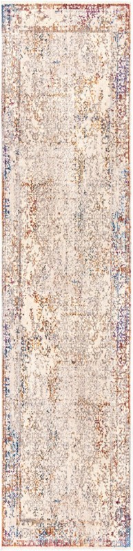 2' x 8' Malcolm · Border rug, ivory