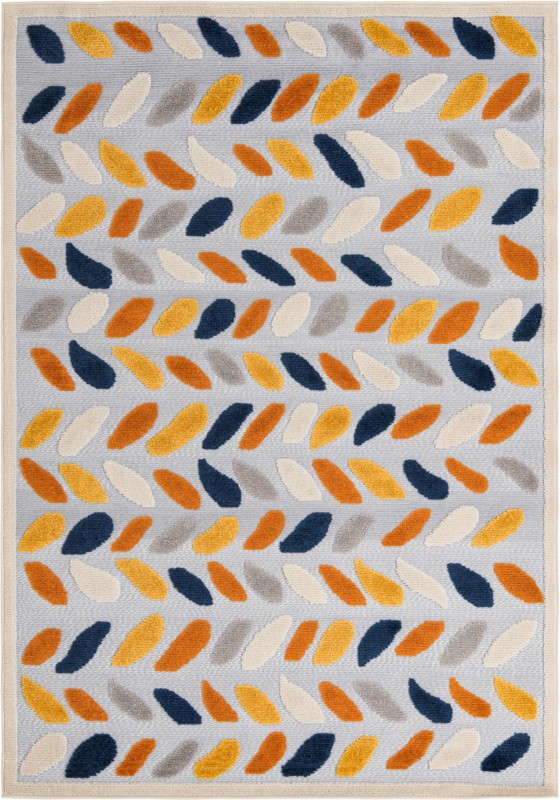 Boyd · Border Outdoor Rug, gray