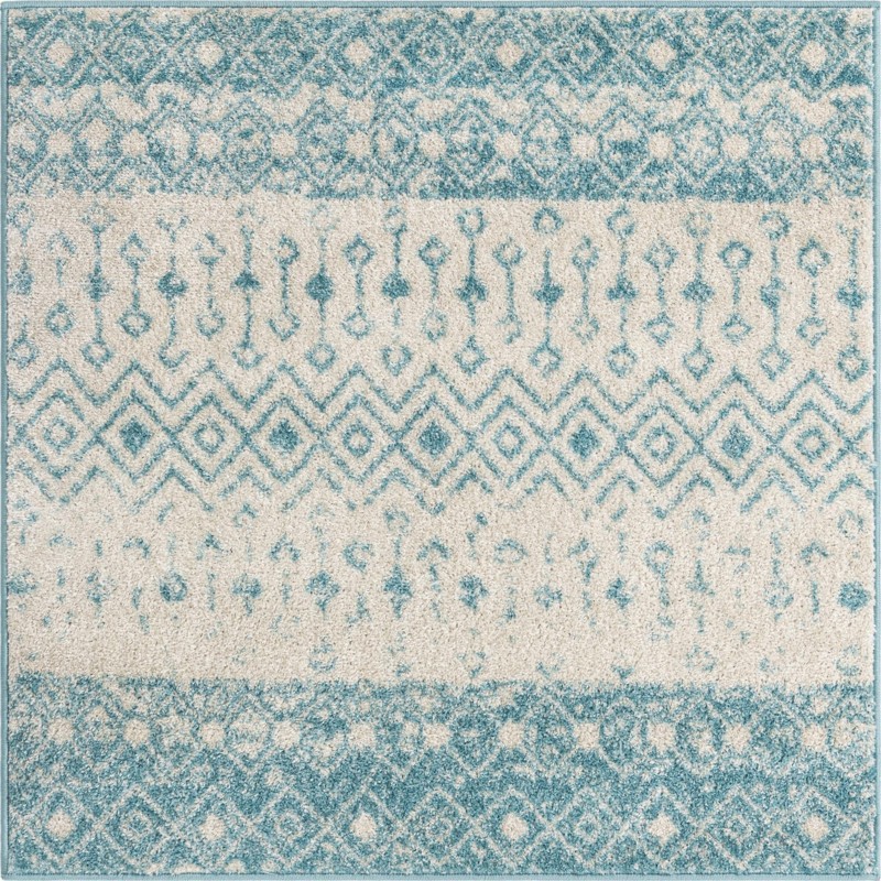4' x 4' Vernon · Border rug