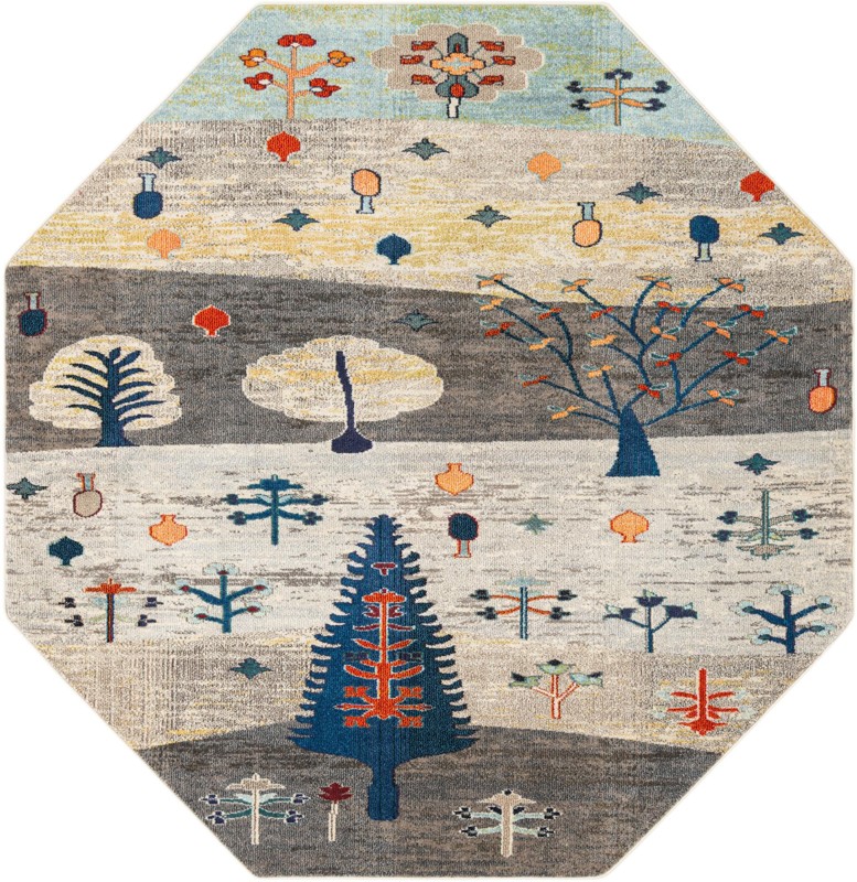 Clement · Floral / botanical Washable Rug