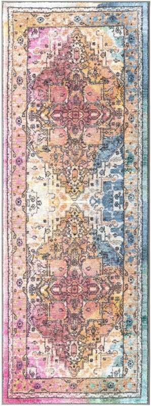 2' 2 x 6' Kinsey · Border rug, multi