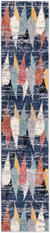 Petaluma · Abstract rug, blue