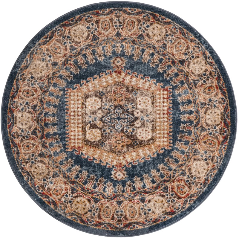 4' x 4' Briscoe · Border rug