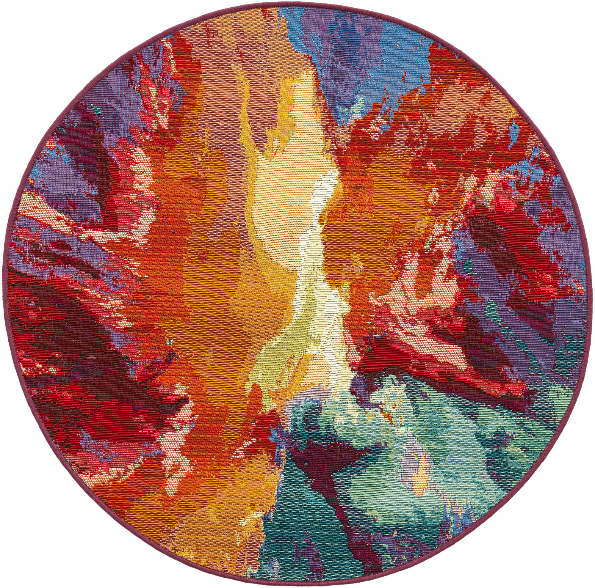 3' x 3' Lomax · Abstract Outdoor Rug