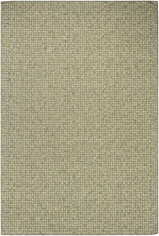 Loam · Plaid Outdoor Rug, green