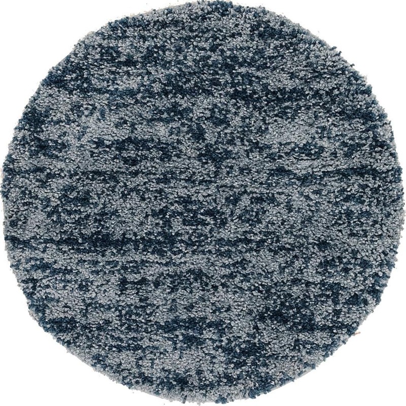 3' 3 x 3' 3 Shapley · Lines Shag Rug, blue