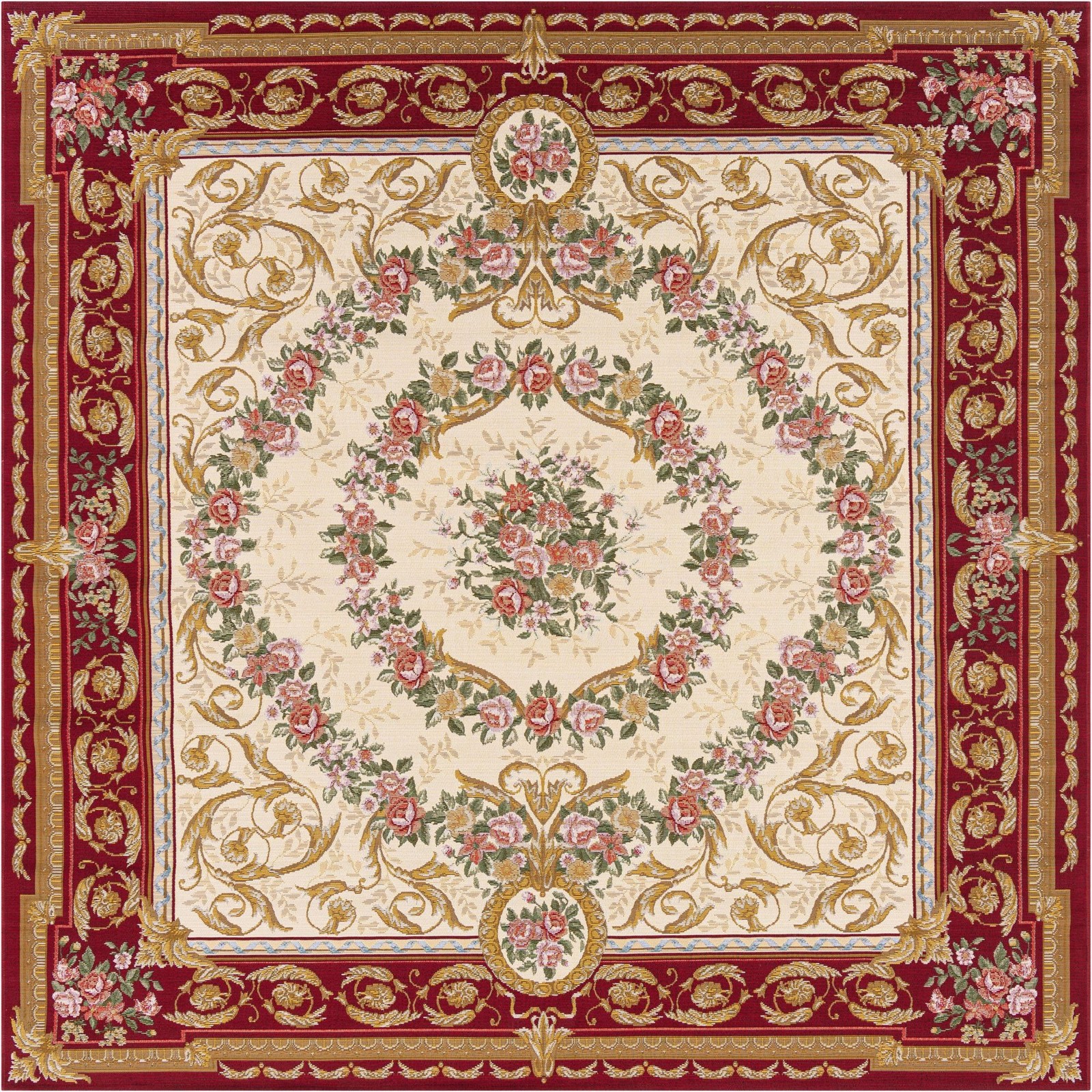 7' 10 x 7' 10 Lomax · Border Outdoor Rug