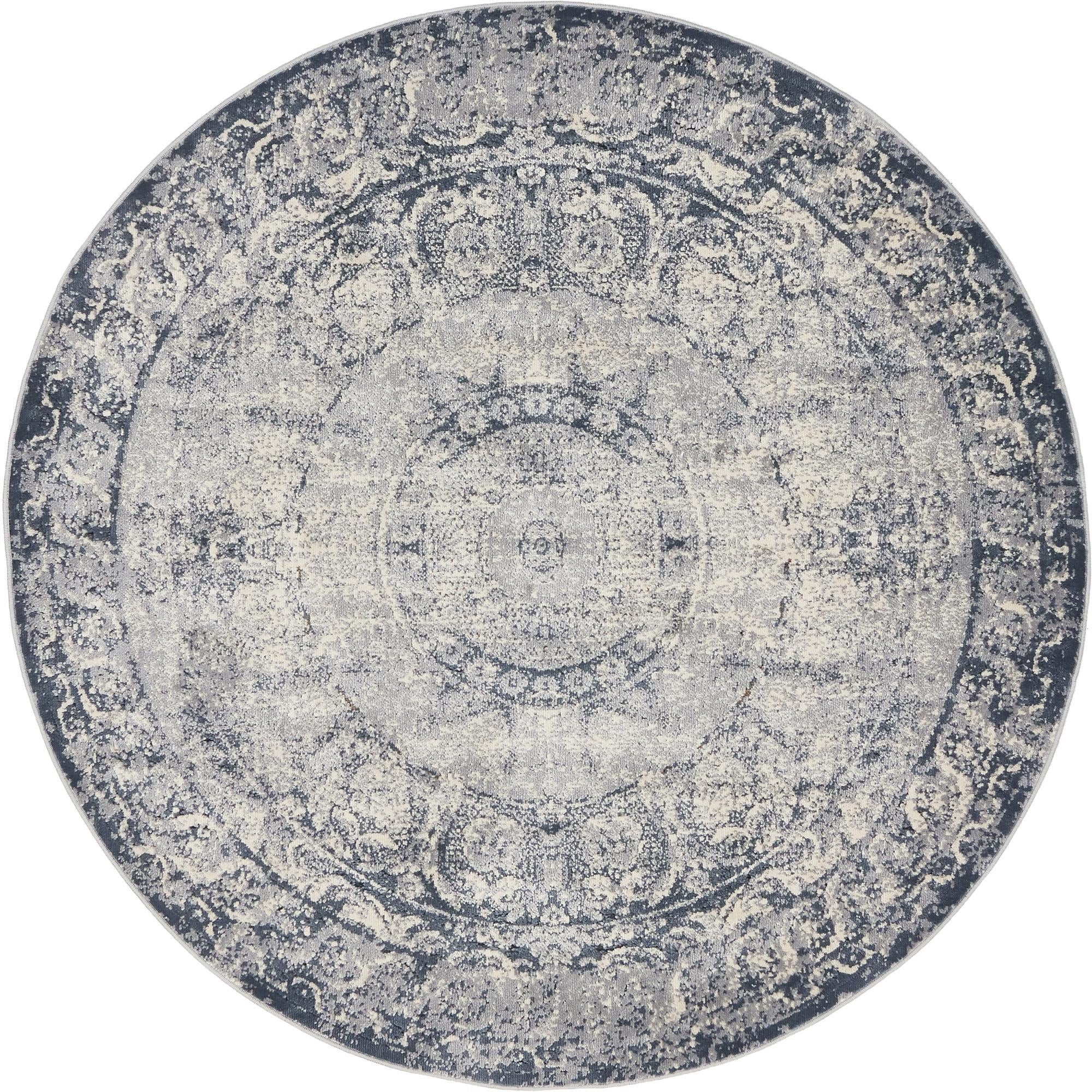 4' x 4' Mabel · Medallion rug