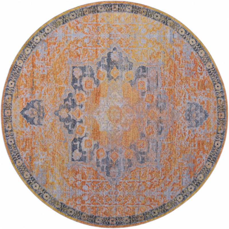 8' x 8' Rideout · Border rug
