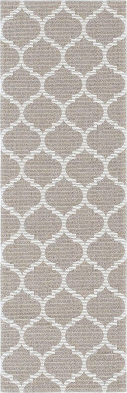 Enid · Trellis rug, taupe