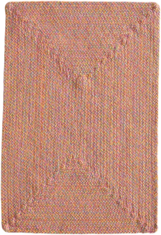 Soper · Braided Washable Outdoor Rug, multi pink