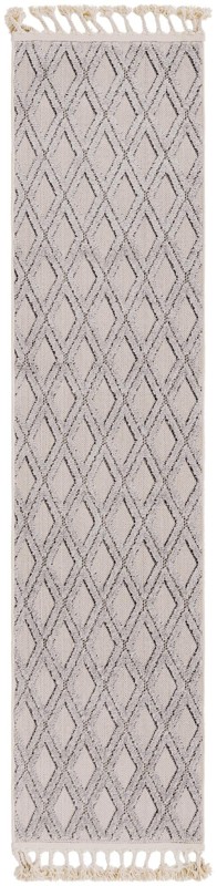 Goshen · Diamond rug, sandy beige and gray