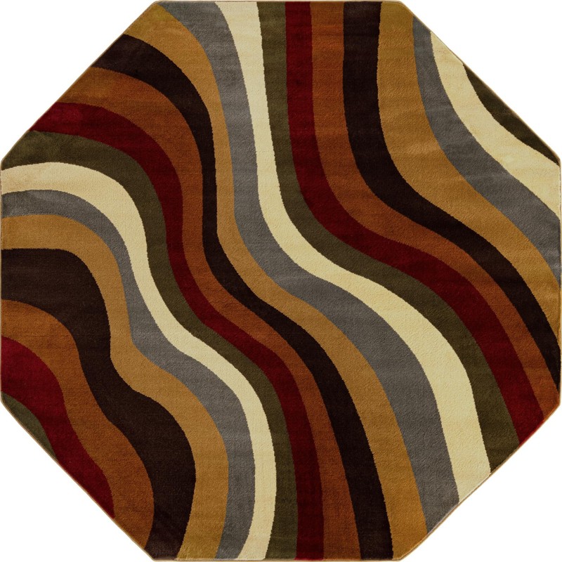7' x 7' Kavanagh · Abstract rug, multi