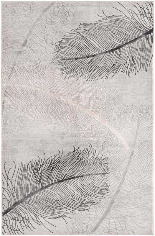 Chase · Abstract rug, gray