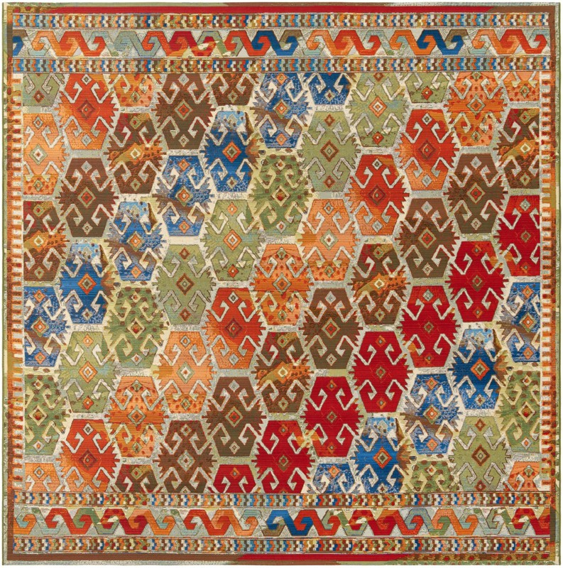 10' x 10' Piper · Border Outdoor Rug