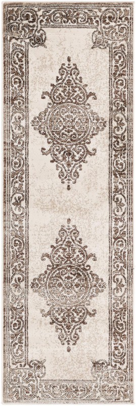 Bunting · Border rug, chocolate brown