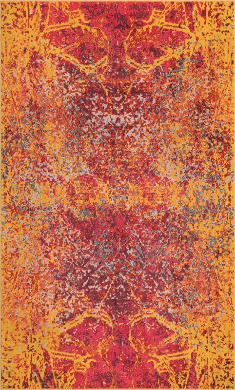 5' x 8' Cloyd · Abstract Washable Rug