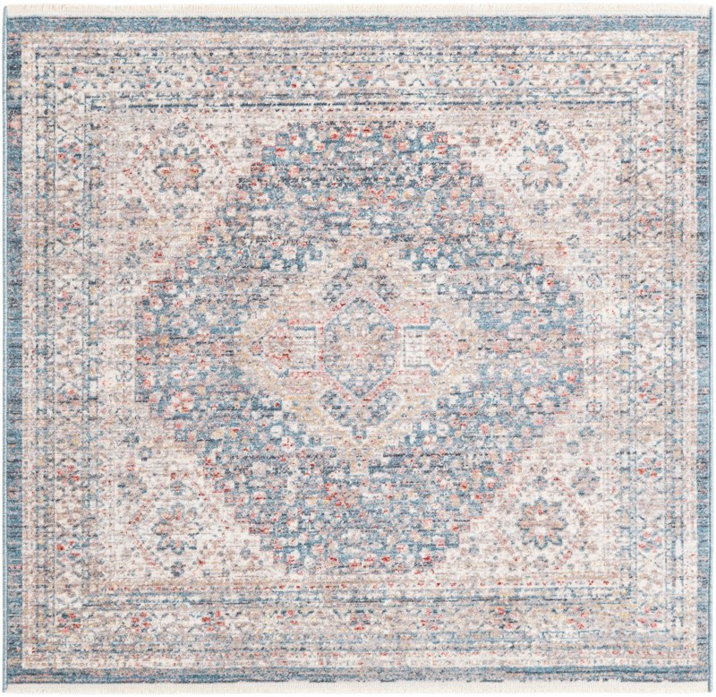 Harbin · Border rug, blue