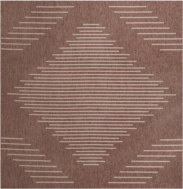 Harlow · Diamond Outdoor Rug, brown