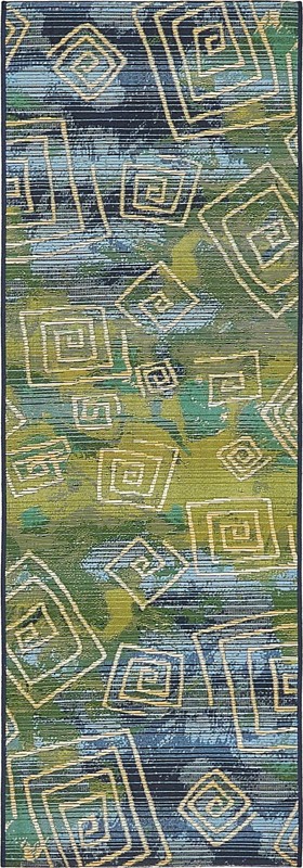 2' x 6' Lomax · Abstract Outdoor Rug