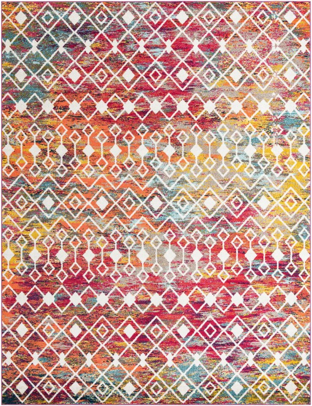 10' 8 x 14' Boswell · Diamond rug, multi