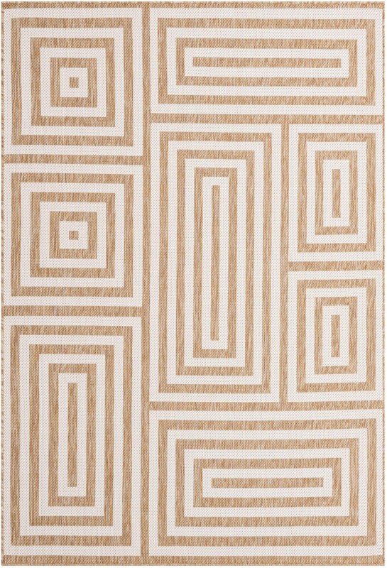 Cumberland · Geometric Outdoor Rug, taupe