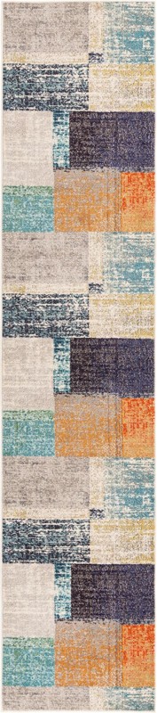 2' 7 x 12' Astoria · Abstract Washable Rug, multi