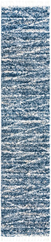 2' 7 x 12' Edenton · Abstract Shag Rug, blue