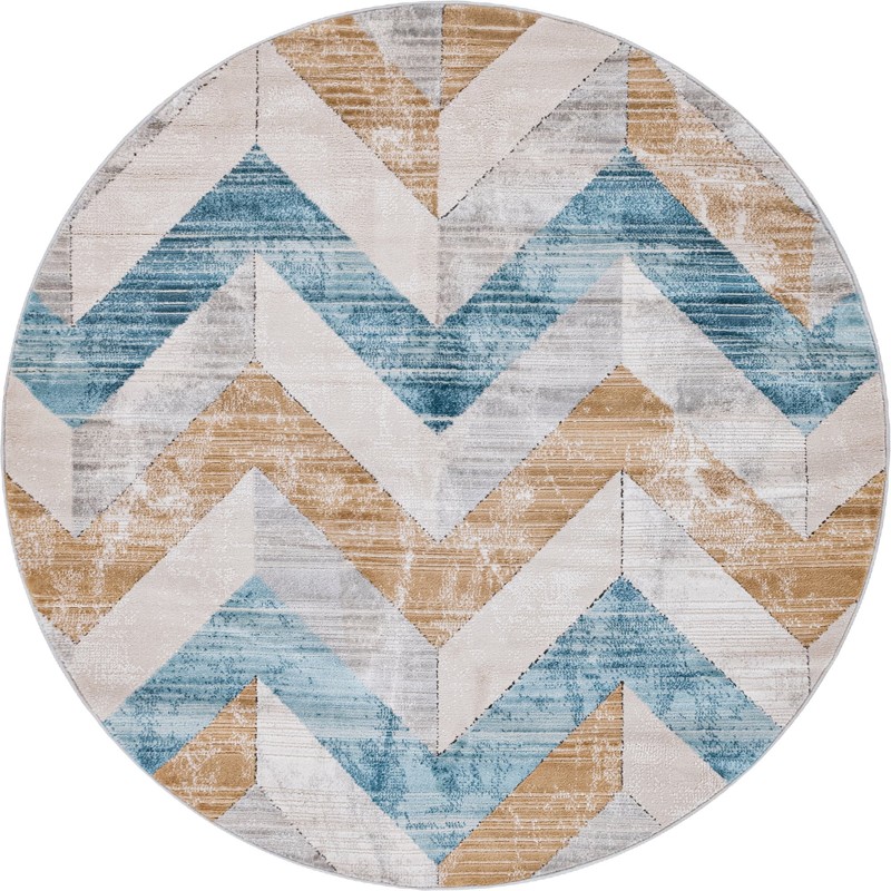 6' x 6' Aldous · Chevron rug