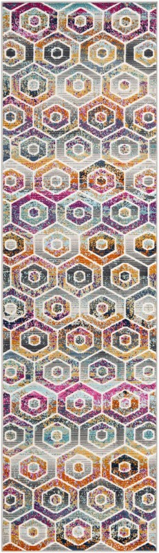 Beckett · Geometric rug, multi