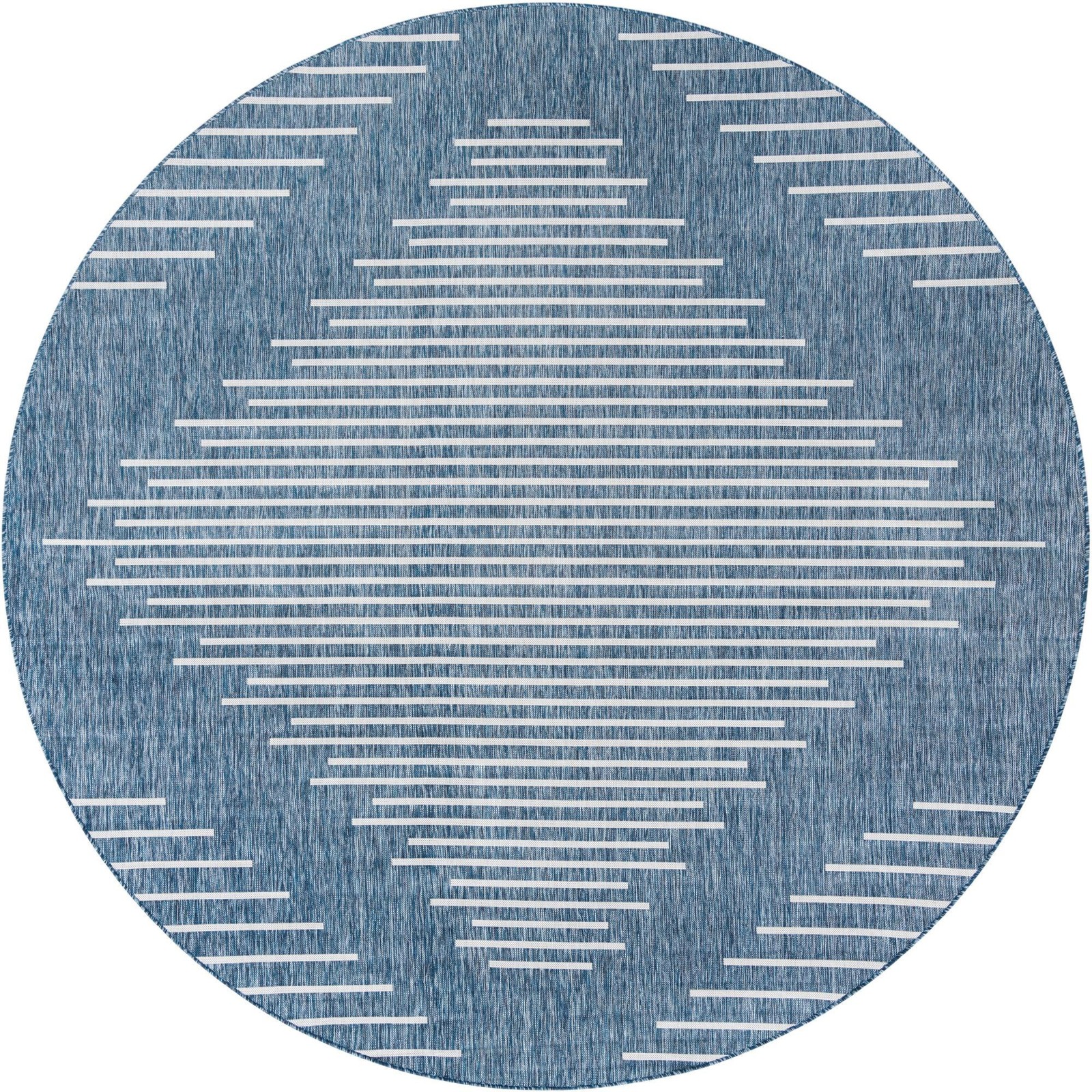 10' 8 x 10' 8 Harlow · Diamond Outdoor Rug, blue
