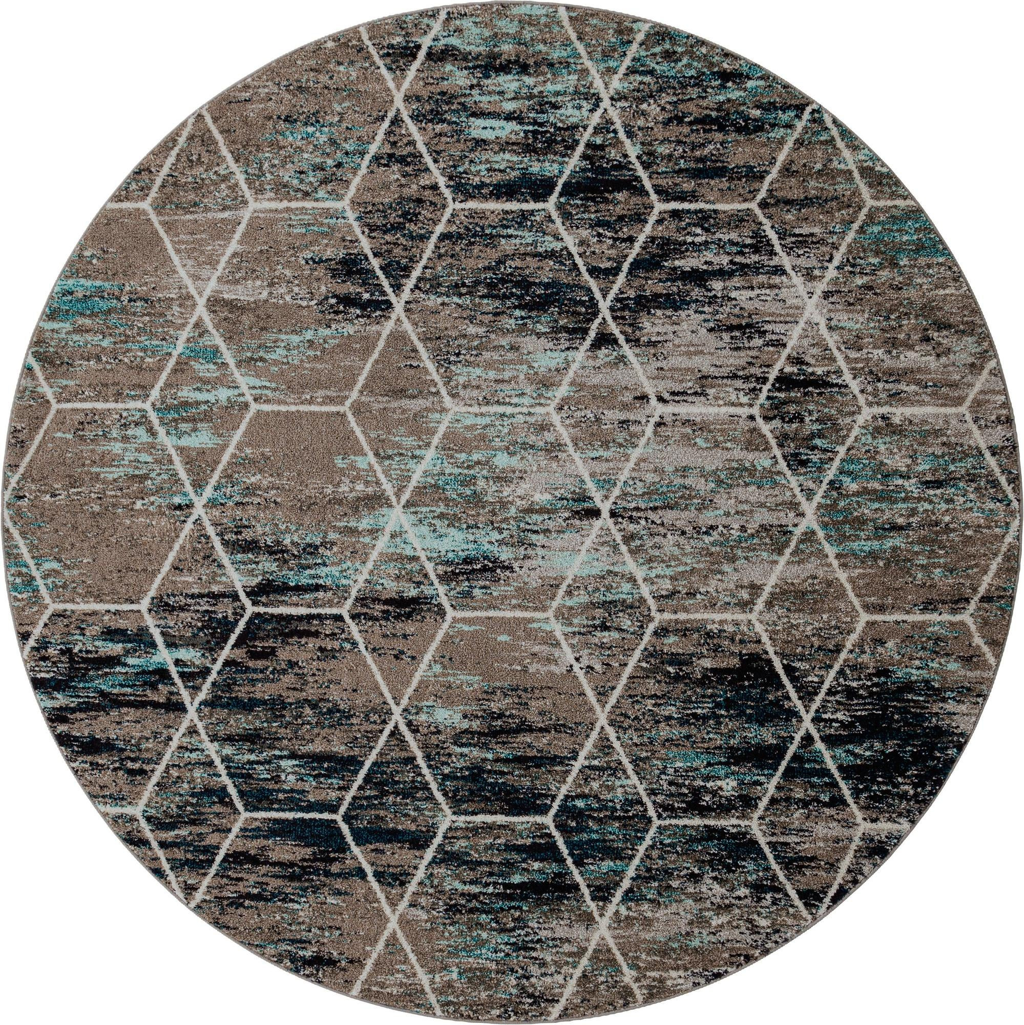 7' 10 x 7' 10 Galloway · Diamond rug