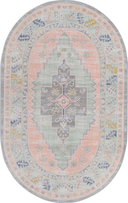 Ligonier · Border rug, powder pink