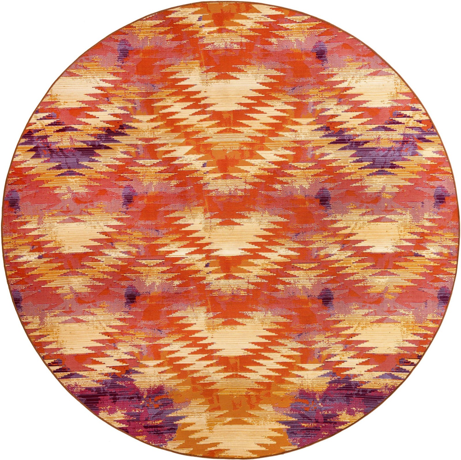 8' x 8' Lomax · Chevron Outdoor Rug