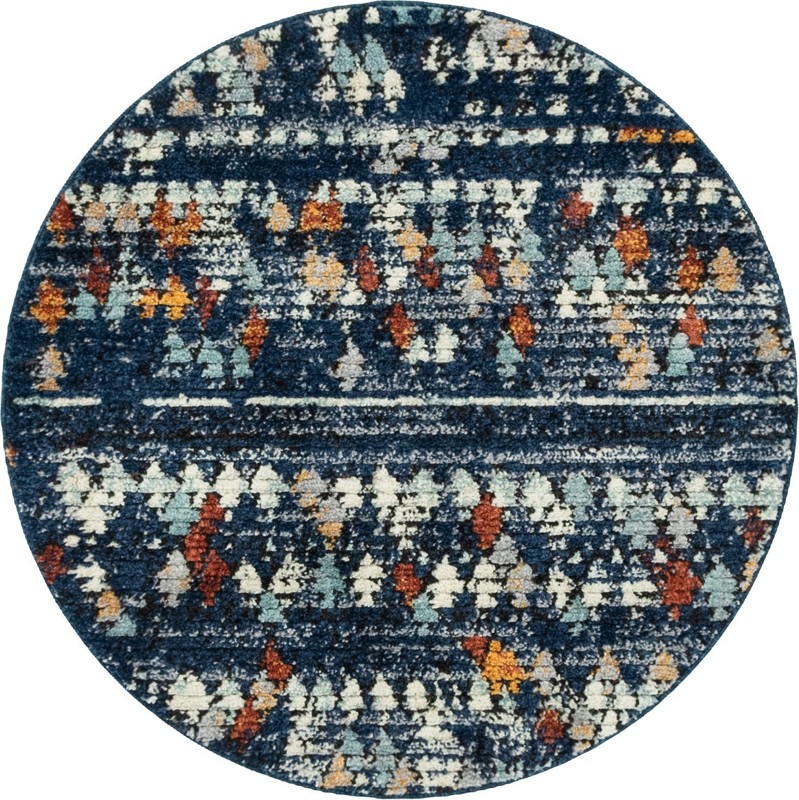 Walker · Diamond rug, navy