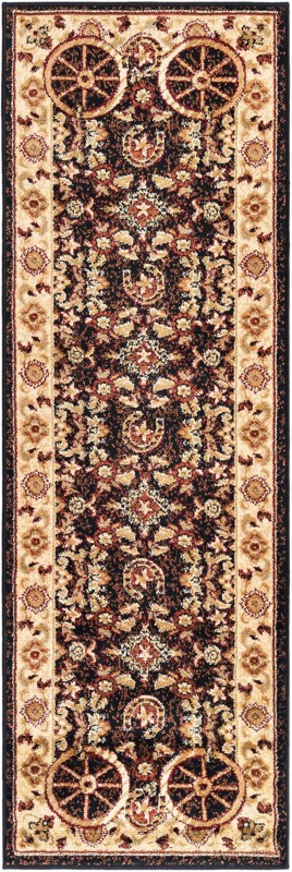 Tabor · Border rug, black