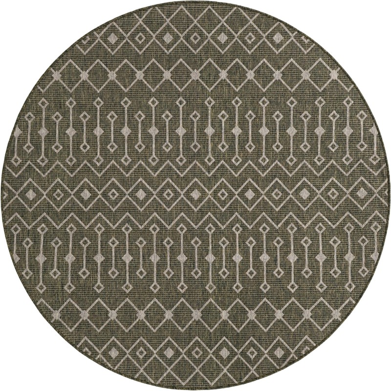 Kearney · Chevron Outdoor Rug, green
