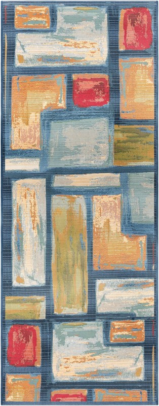 2' 7 x 7' Lomax · Abstract Outdoor Rug