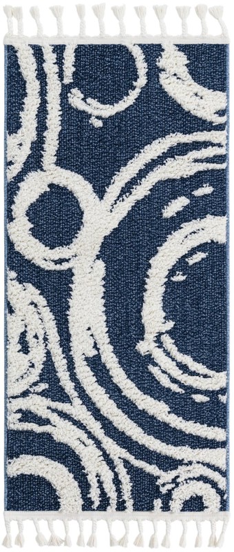 Beech · Abstract rug, blue