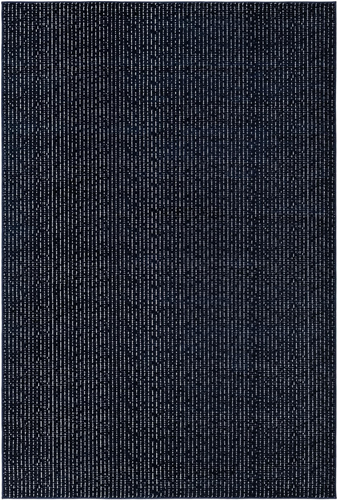 5' 3 x 8' Swain · Lines rug, midnight blue