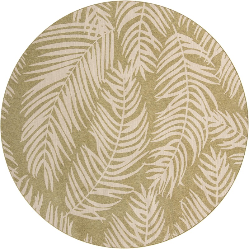 Moody · Floral / botanical Outdoor Rug, green