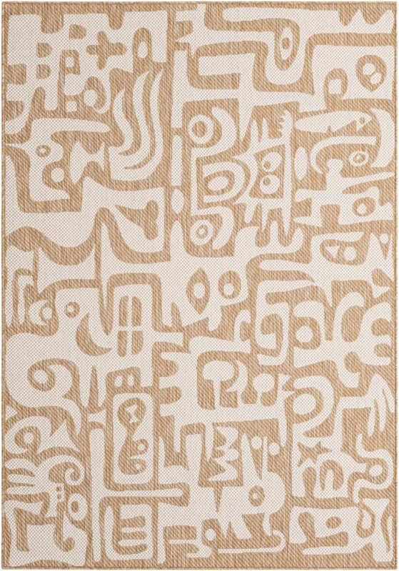 Hungerford · Abstract Outdoor Rug, taupe