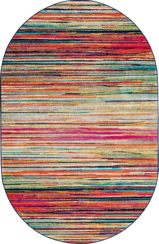 5' 3 x 8' Lynch · Striped rug, multi