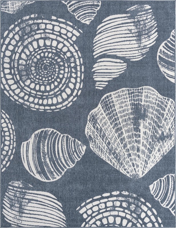Darby · Pictoral Outdoor Rug, navy