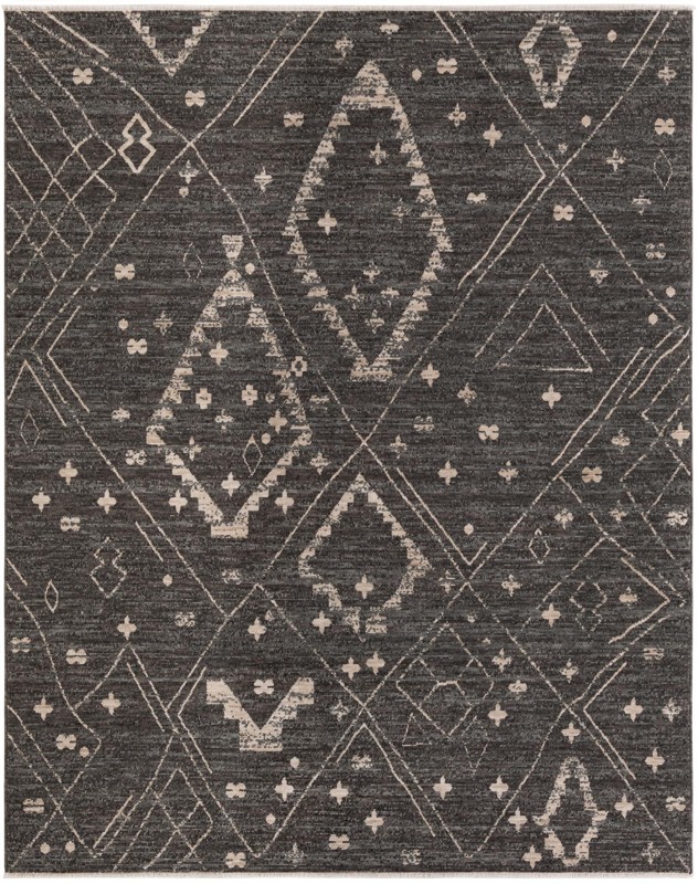 8' x 10' Ashford · Diamond rug, blue