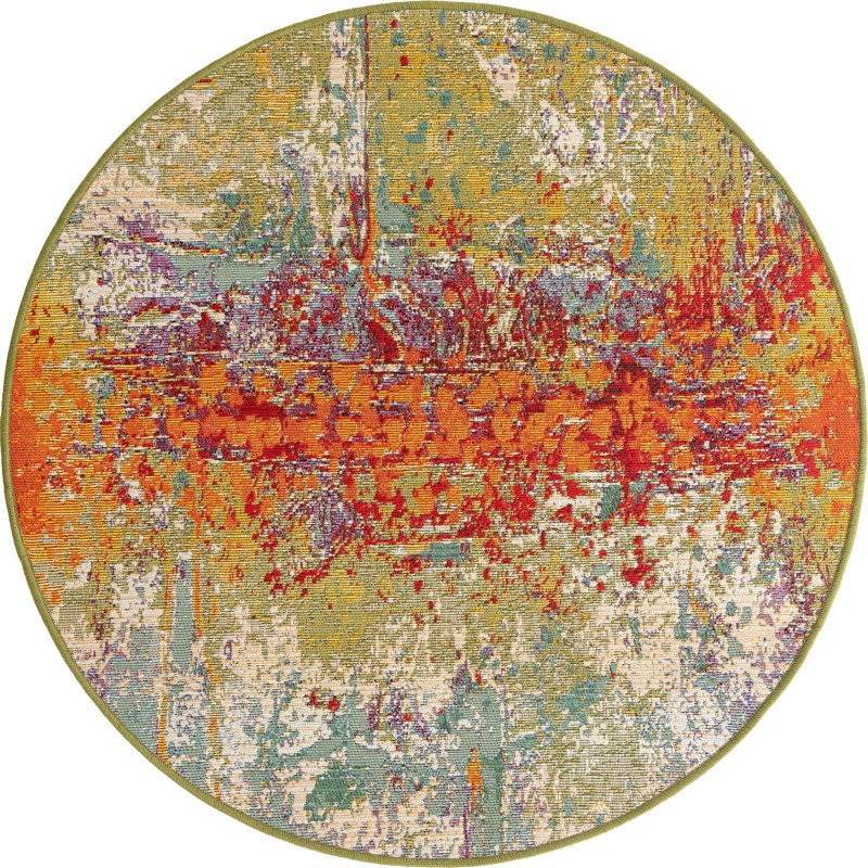 3' 3 x 3' 3 Lomax · Abstract Outdoor Rug