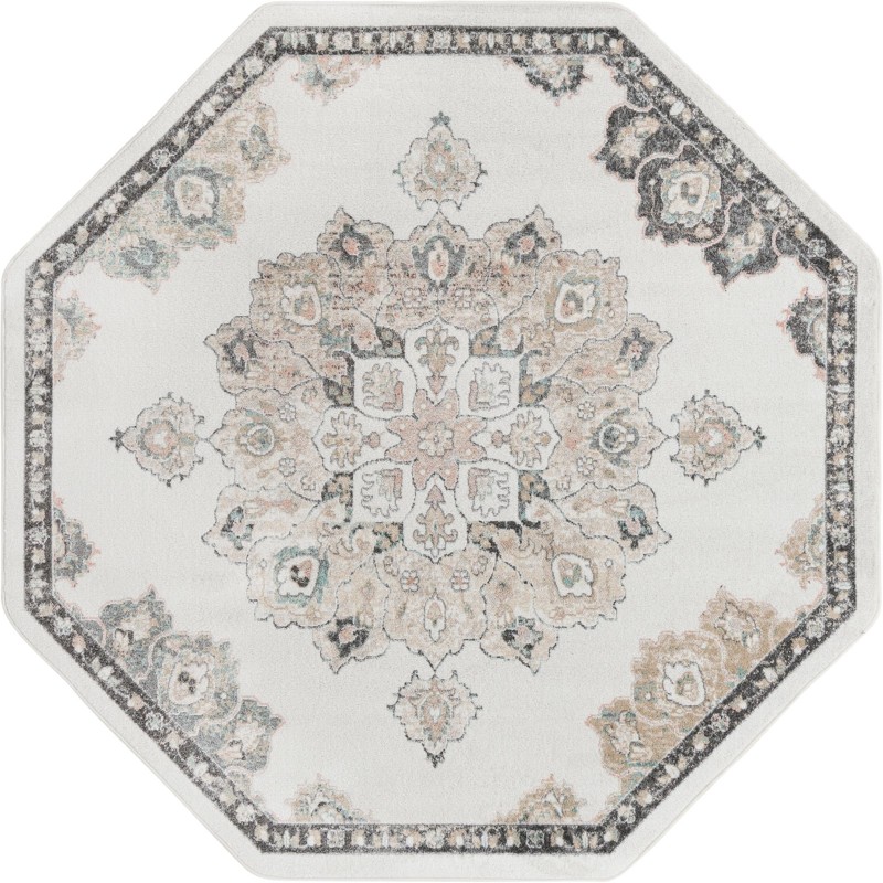 Nettle · Border rug, ivory