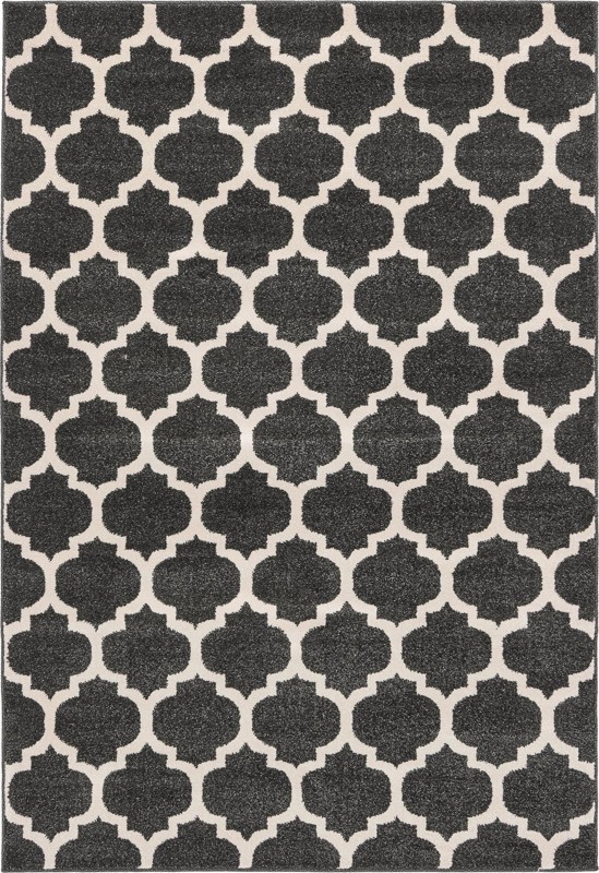 4' x 6' Arkwright · Trellis rug, fume