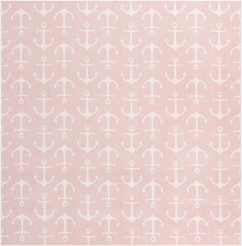 13' x 13' Millbrook · Pictoral Outdoor Rug, pink