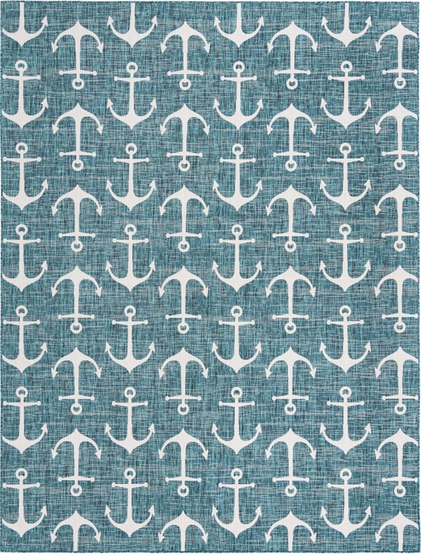 10' x 13' Millbrook · Outdoor Rug, teal